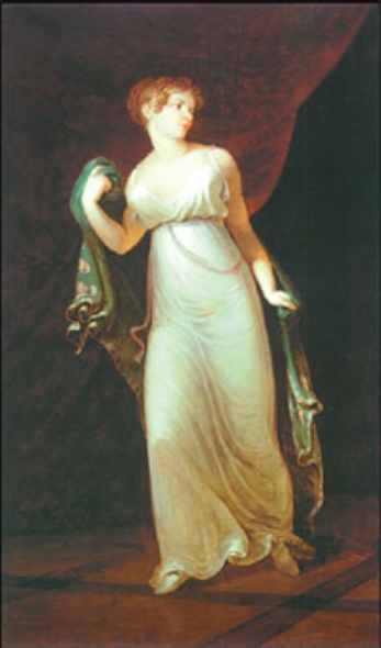 Партрэт Ганны Ваньковіч з Салтанавых (каля 1805). Крыніца ілюстрацыі: Мастацтва. – 2008. – № 3. – С. 53.