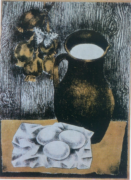 А. Последович "Натюрморт с маками" (1980). Источник иллюстрации: Александра Последович : графика : альбом / О. Воронова. – Москва : Советский художник, 1984. – С. 86.